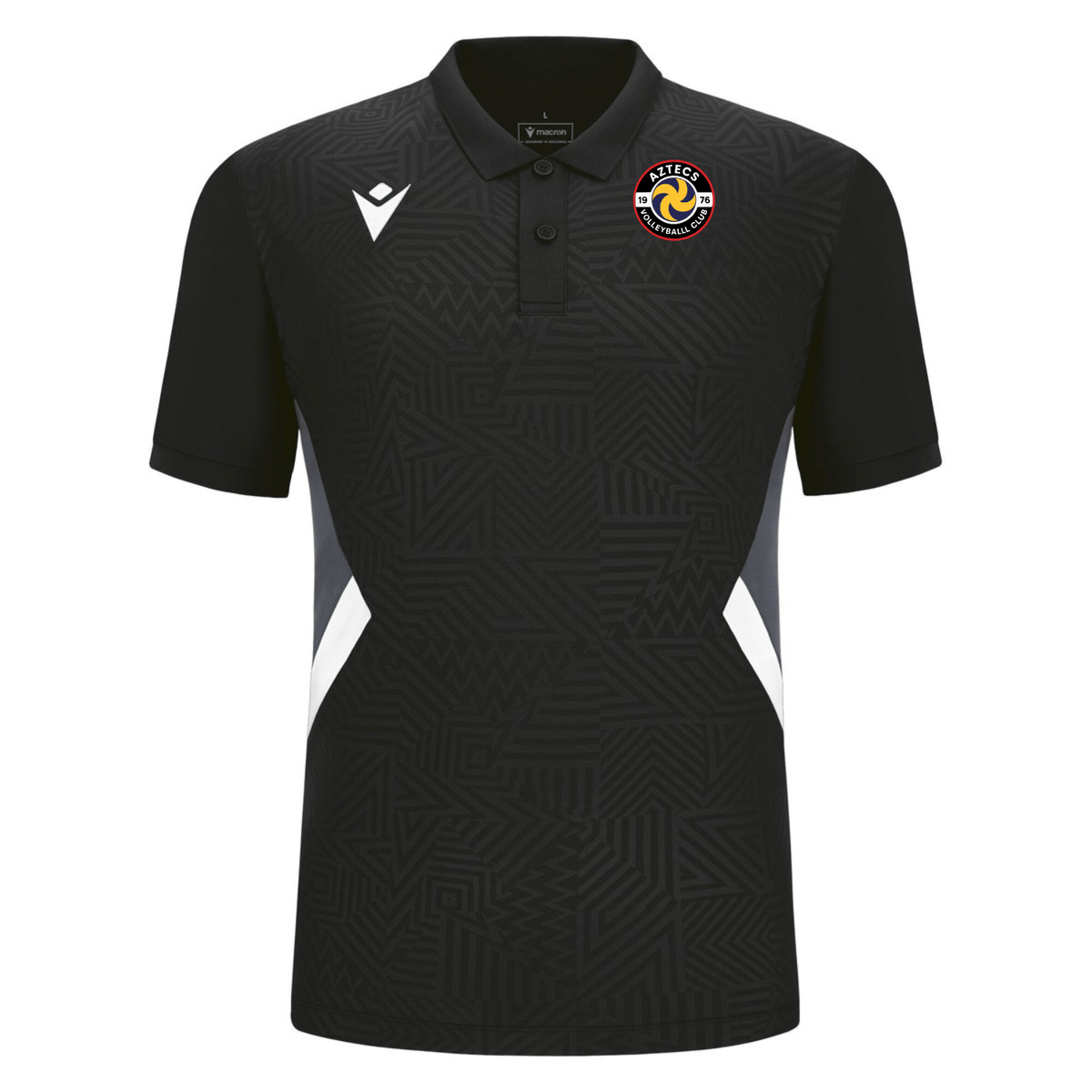 Aztecs Volleyball Club - Contrast Polo - Macron - Stash Shop