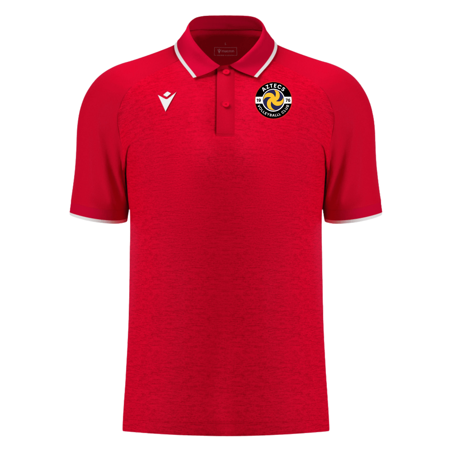Aztecs Volleyball Club - Tipped Poly Polo - Macron - Stash Shop