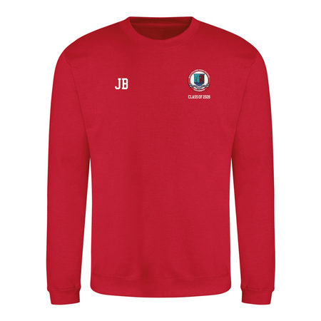 Ballyclare High School Leavers 2026 - Sweatshirt - Red - Stash Inc. - Stash Shop