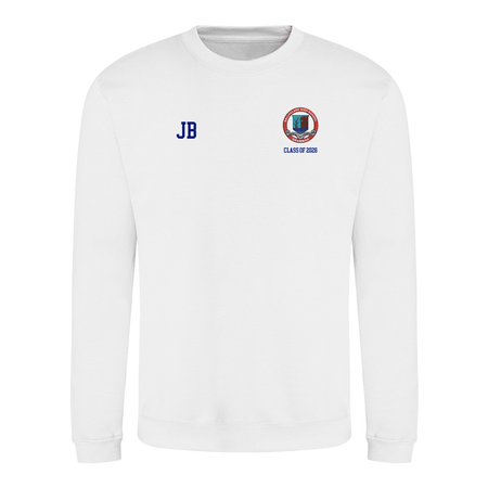 Ballyclare High School Leavers 2026 - Sweatshirt - White - Stash Inc. - Stash Shop