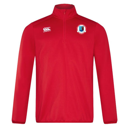Ballyclare High Staff 1/4 Zip Midlayer - Red - Canterbury - Stash Shop