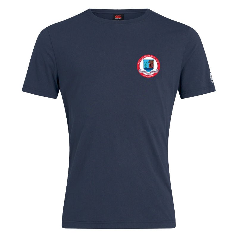 Ballyclare High Staff Logo Tee - Navy - Canterbury - Stash Shop