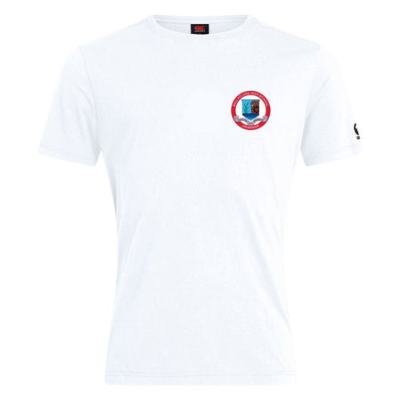 Ballyclare High Staff Logo Tee - White - Canterbury - Stash Shop