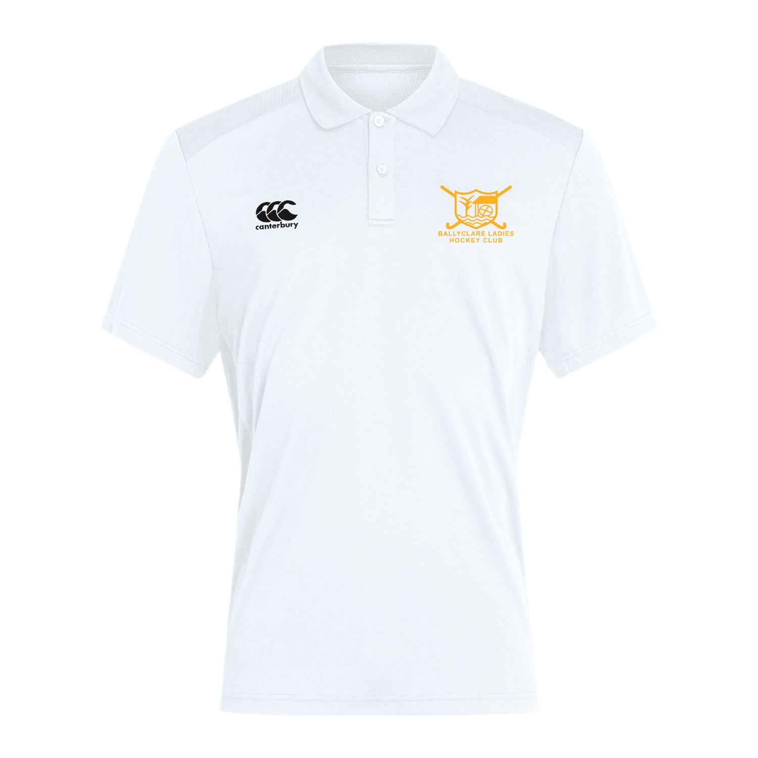 Ballyclare Ladies Hockey Club - Club Dry Polo - White - Canterbury - Stash Shop