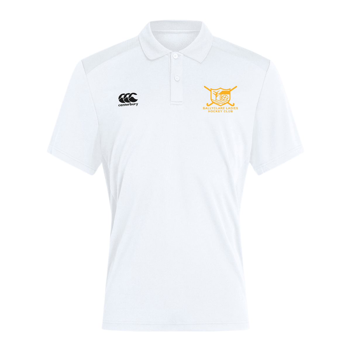 Ballyclare Ladies Hockey Club - Club Dry Polo - White - Canterbury - Stash Shop