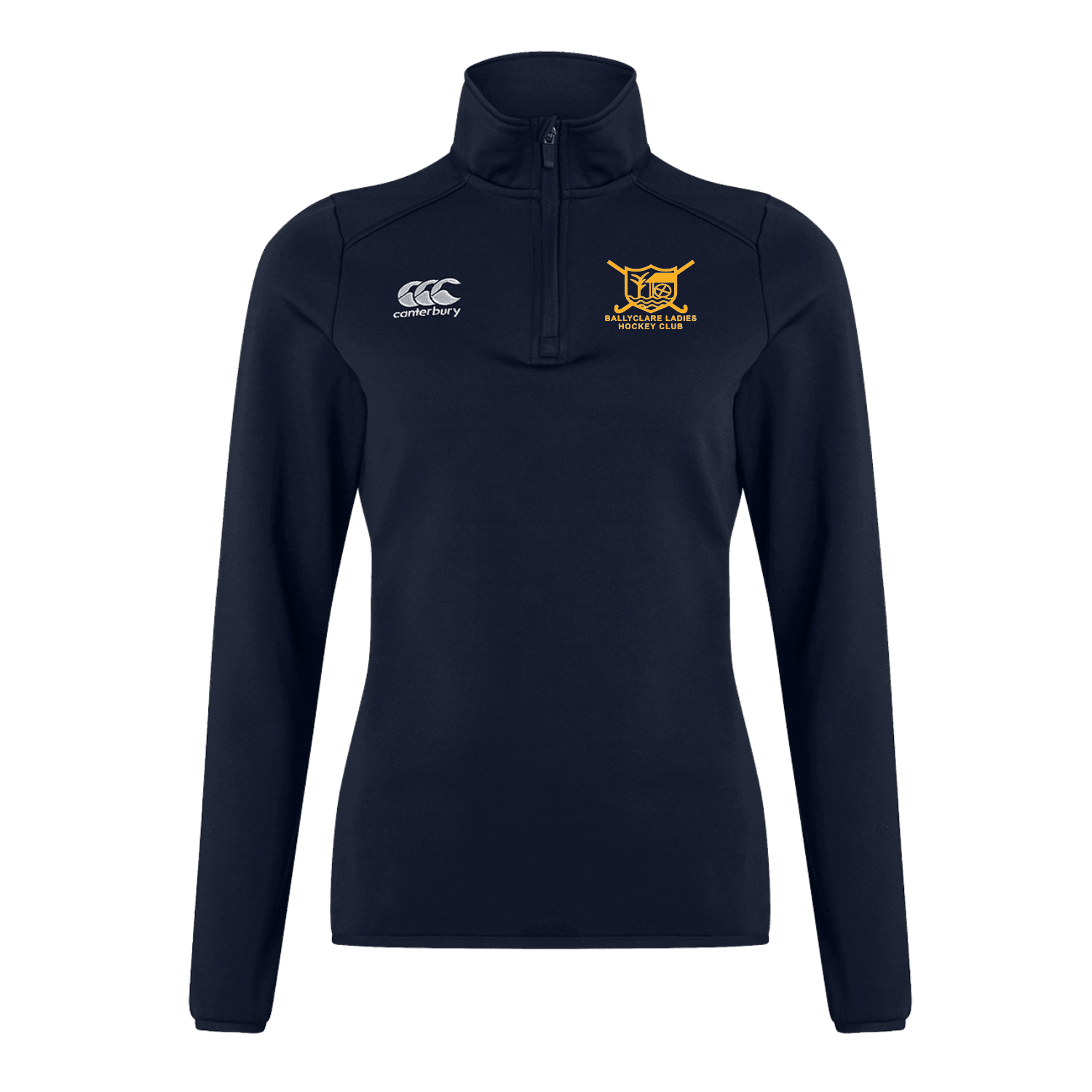 Ballyclare Ladies Hockey Club - Ladies Club 1/4 Zip Midlayer - Navy - Canterbury - Stash Shop