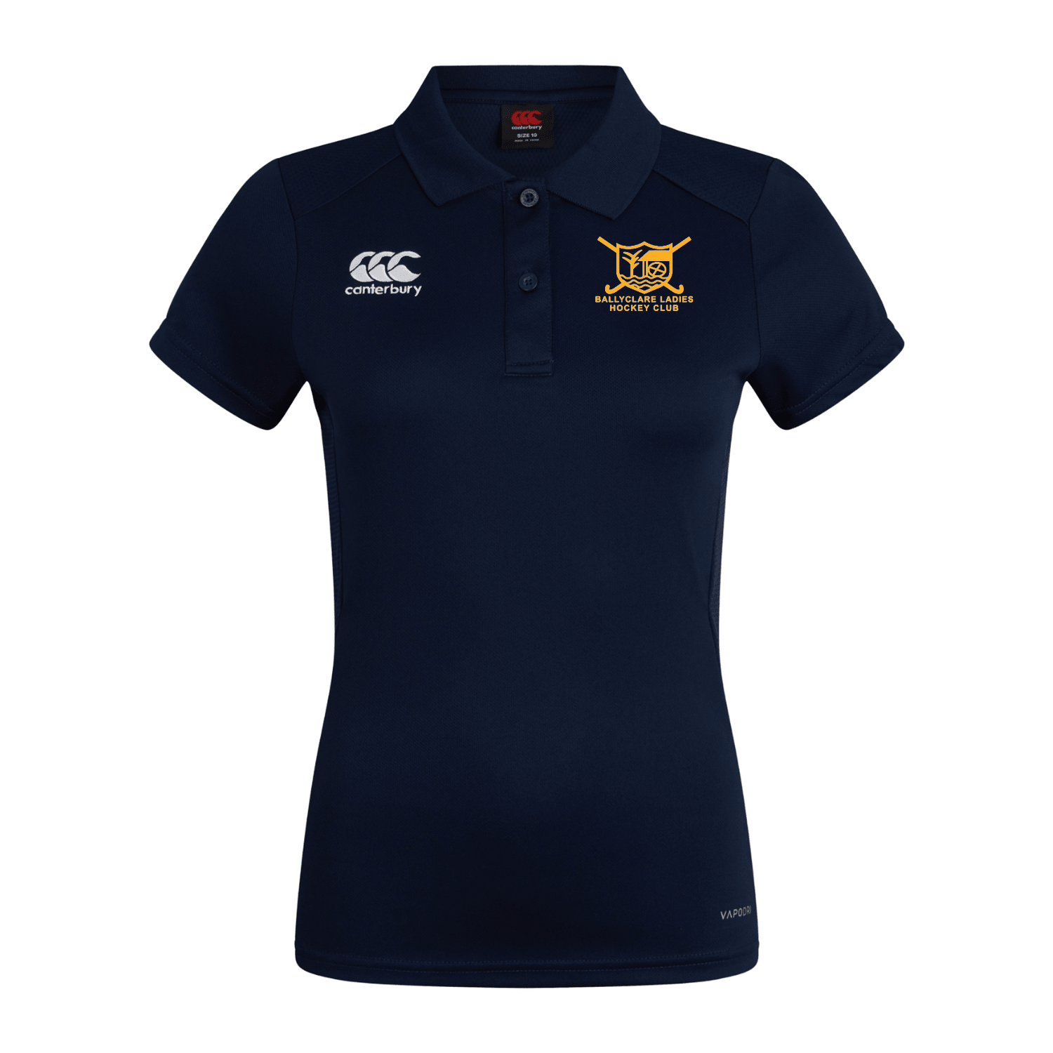 Ballyclare Ladies Hockey Club - Ladies Club Dry Polo - Navy - Canterbury - Stash Shop