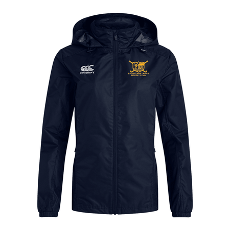 Ballyclare Ladies Hockey Club - Ladies Vaposhield Full Zip Rain Jacket - Navy - Canterbury - Stash Shop