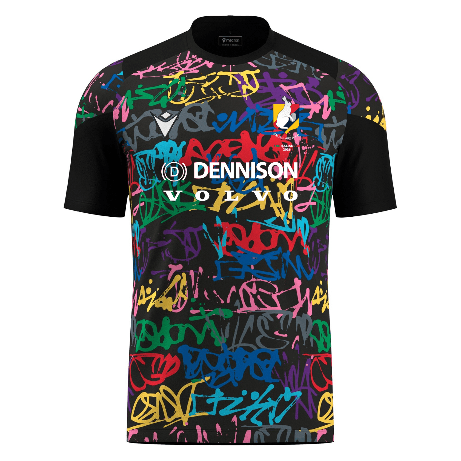 Ballyclare RFC - P7 Tour Graffiti Poly Tee - Macron - Stash Shop