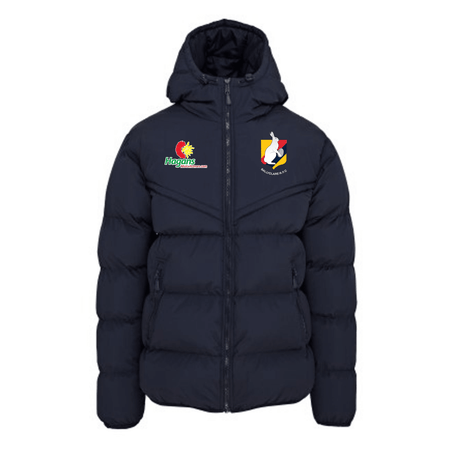 Ballyclare Rugby Club - Chevron Puffer Jacket - Navy - Stash Shop - Stash Shop