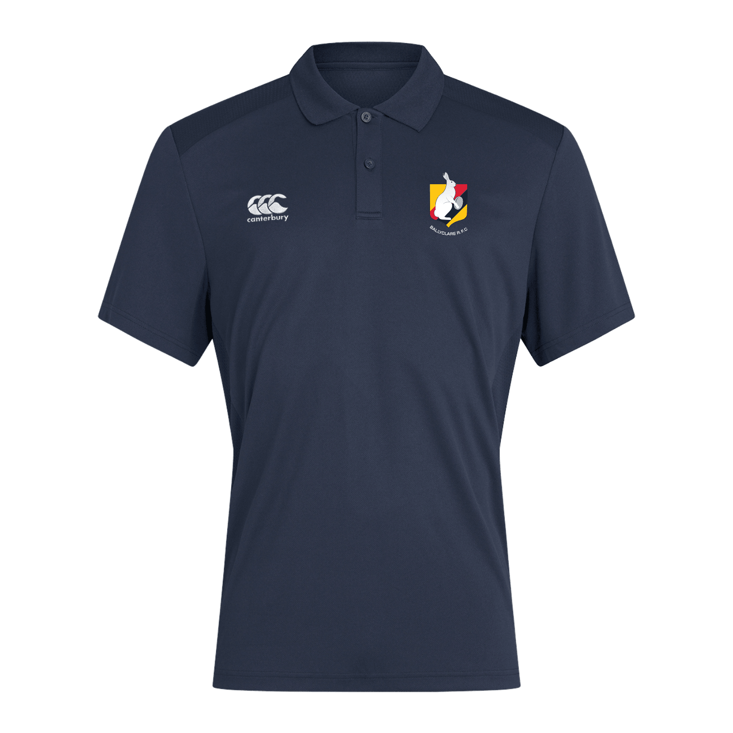 Ballyclare Rugby Club - Poly Polo - Navy - Canterbury - Stash Shop