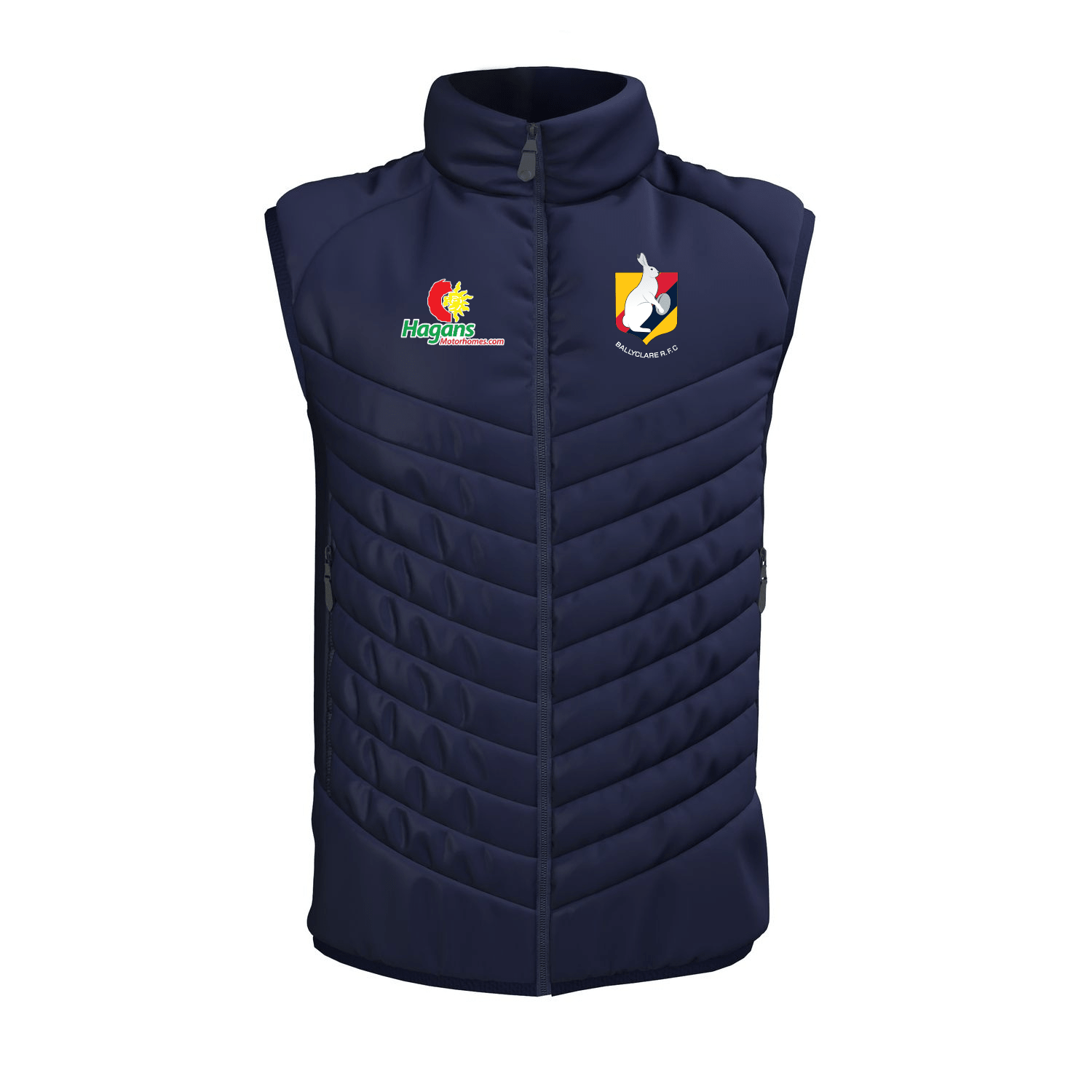 Ballyclare Rugby Club - Pro Gilet - Navy - Stash Shop - Stash Shop