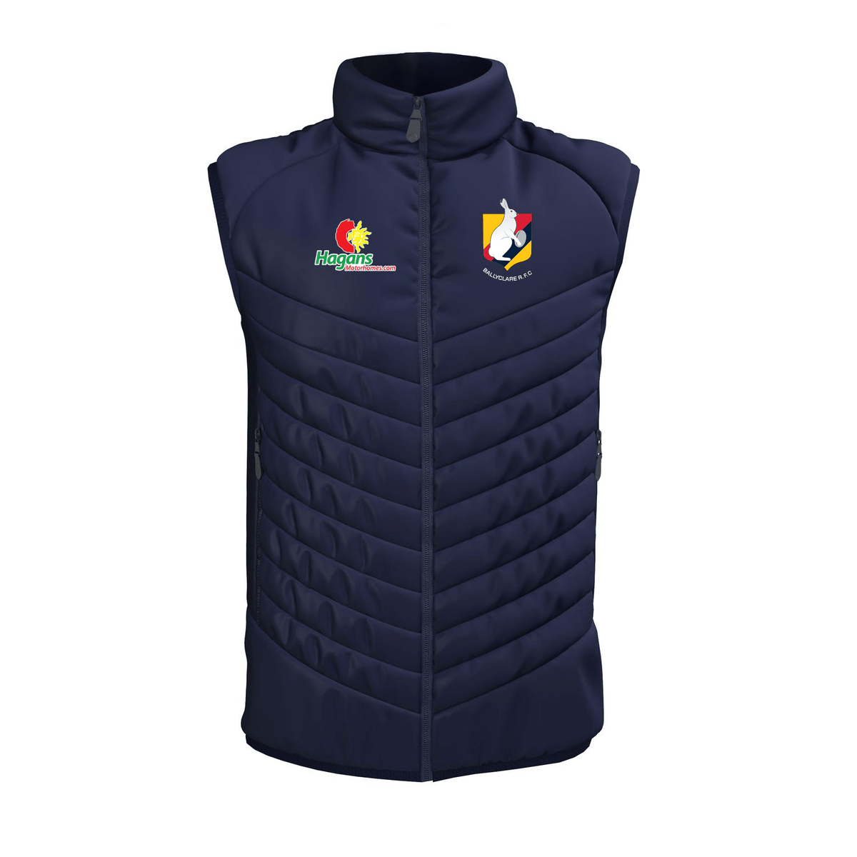 Ballyclare Rugby Club - Pro Gilet - Navy - Stash Shop - Stash Shop