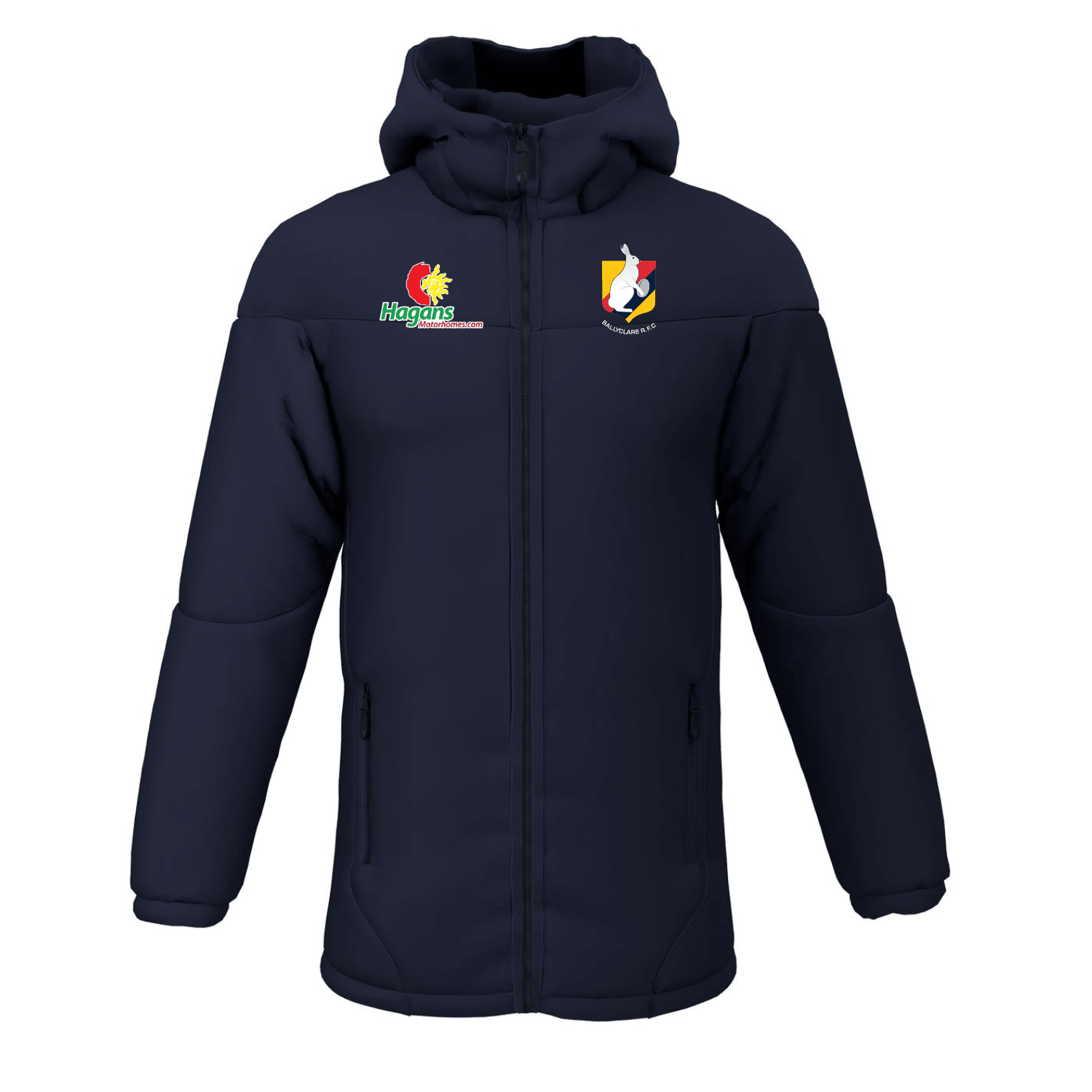 Ballyclare Rugby Club - Thermal Contoured Jacket - Navy - Stash Shop - Stash Shop