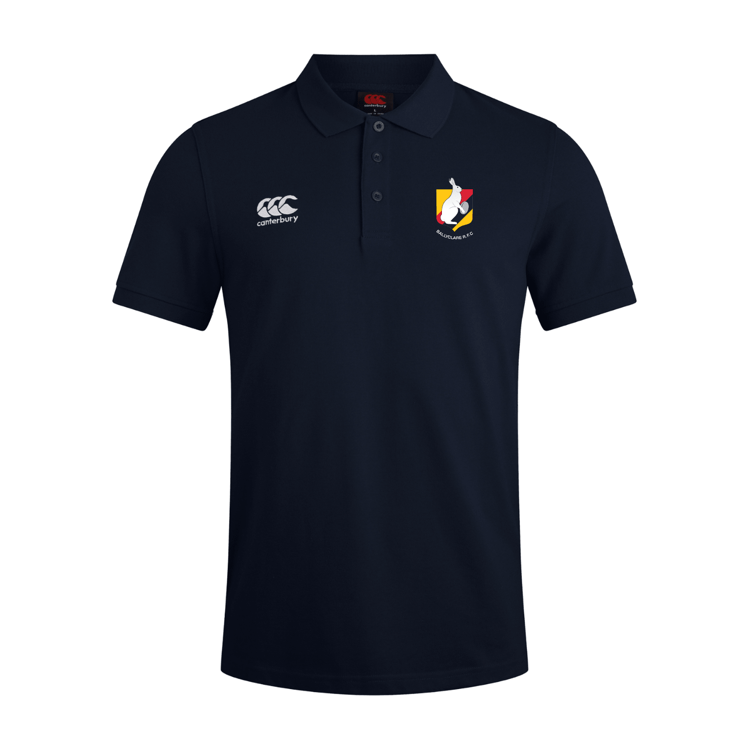 Ballyclare Rugby Club - Waimak Poloshirt - Navy - Canterbury - Stash Shop