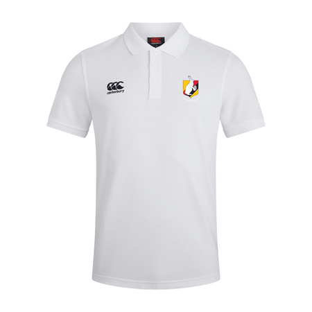 Ballyclare Rugby Club - Waimak Poloshirt - White - Canterbury - Stash Shop