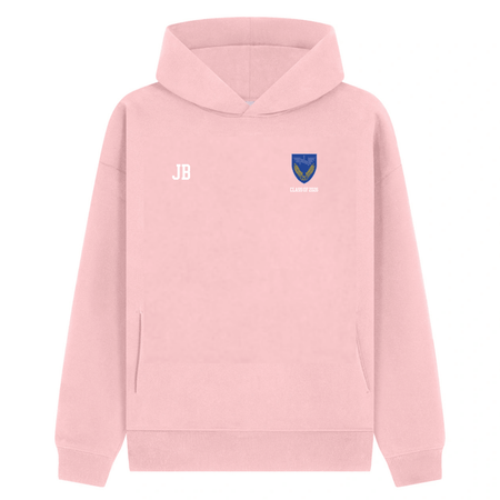 Ballyclare Secondary School Leavers 2026 - Baby Pink Heavyweight Hoody - Stash Shop - Stash Shop