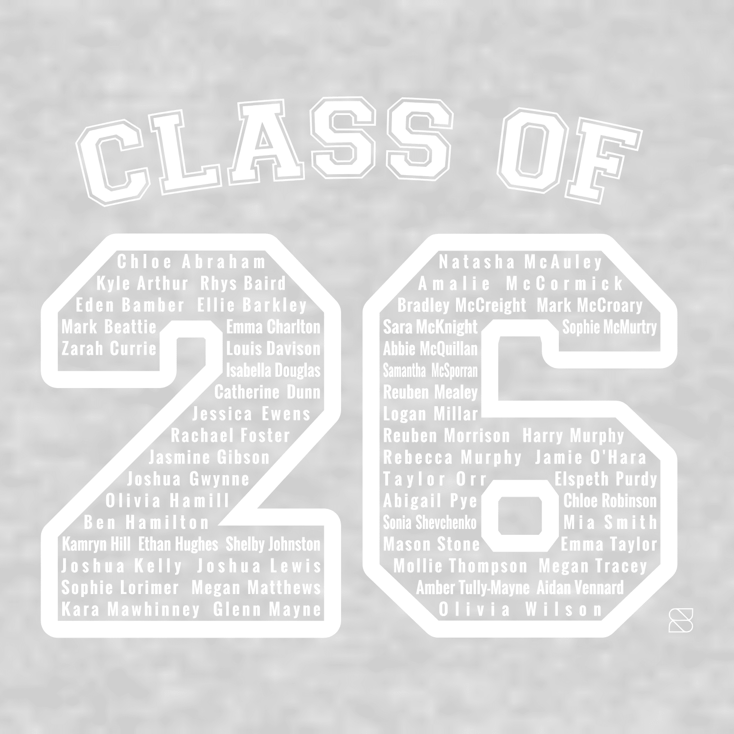 Ballyclare Secondary School Leavers 2026 - Premium Hoody - Grey Marl - Stash Inc. - Stash Shop