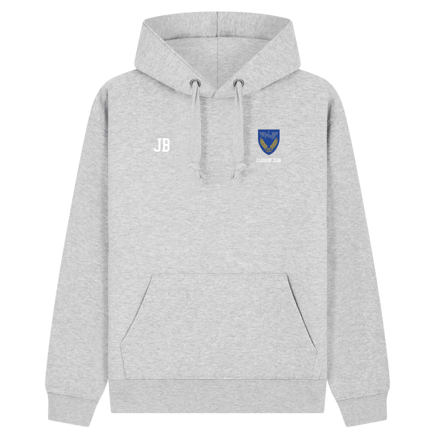 Ballyclare Secondary School Leavers 2026 - Premium Hoody - Grey Marl - Stash Inc. - Stash Shop