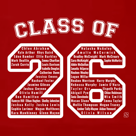 Ballyclare Secondary School Leavers 2026 - Premium Hoody - Red - Stash Inc. - Stash Shop