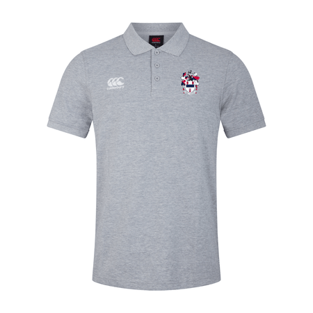 Ballymena Academy Staff - Grey Waimak Poloshirt - Canterbury - Stash Shop