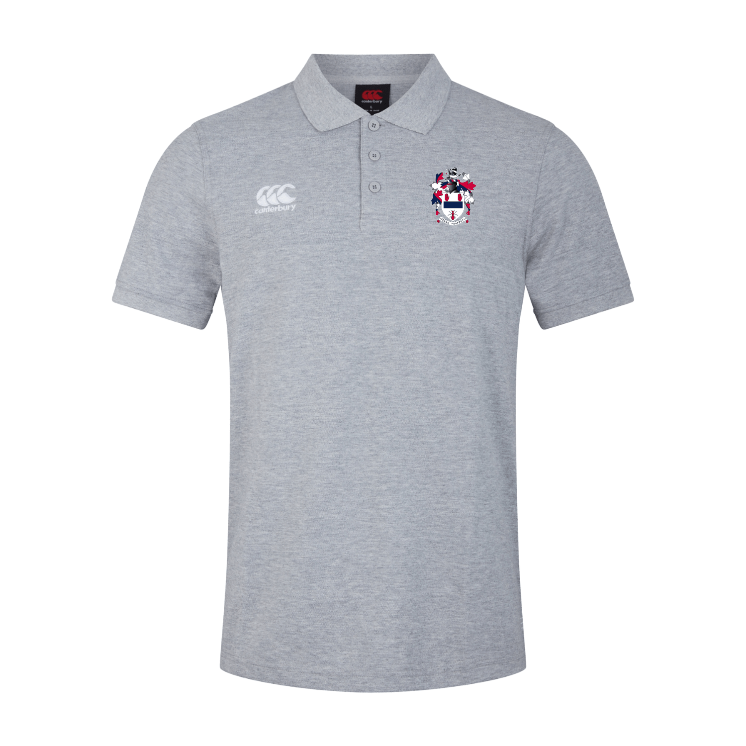 Ballymena Academy Staff - Grey Waimak Poloshirt - Canterbury - Stash Shop