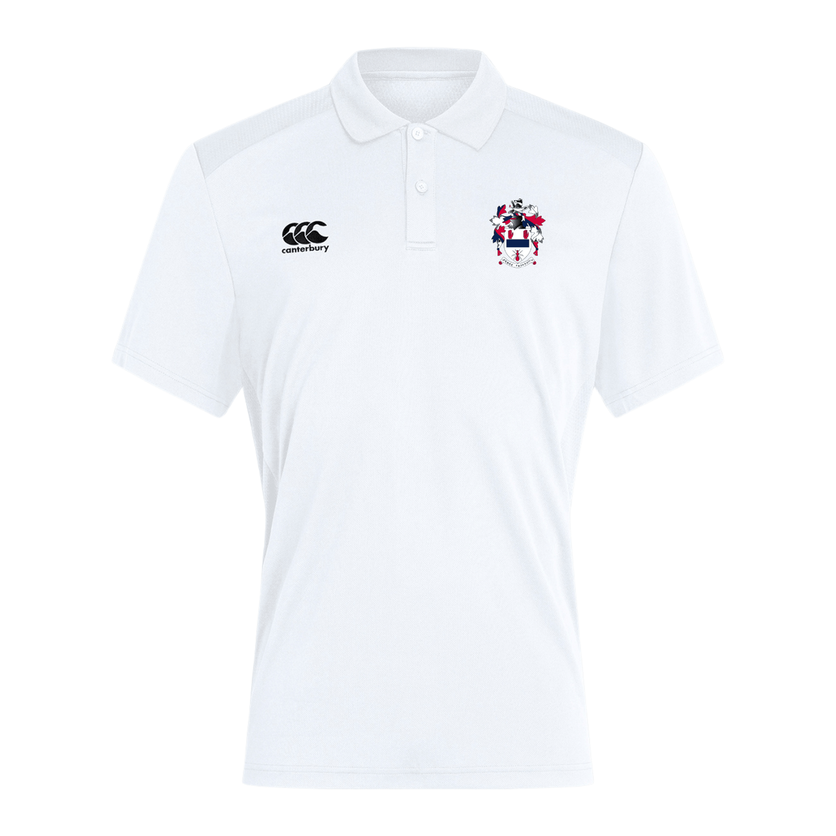 Ballymena Academy Staff - Poly Polo - White - Canterbury - Stash Shop
