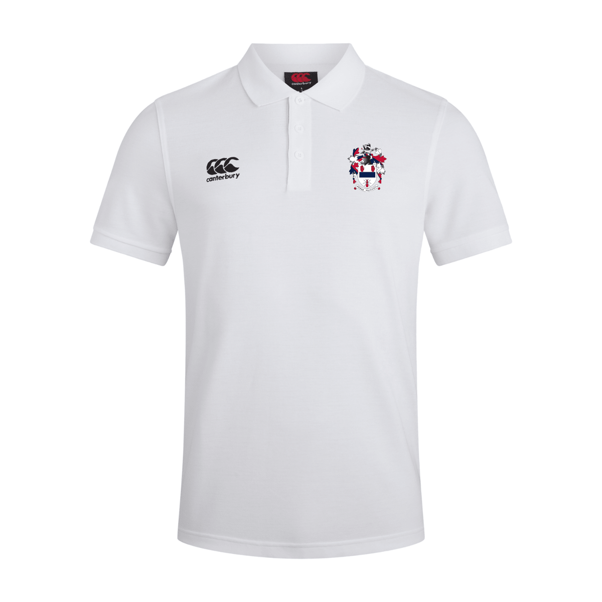 Ballymena Academy Staff - White Waimak Poloshirt -Canterbury- Stash Shop