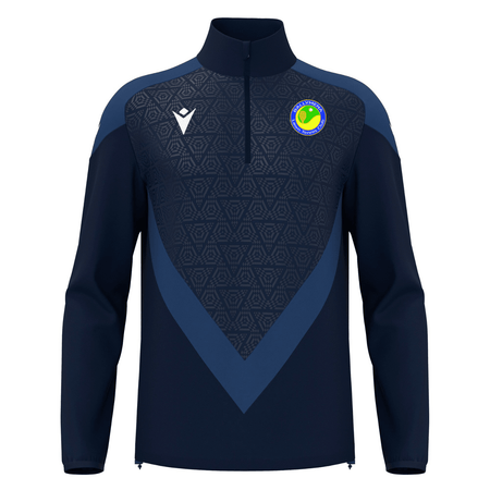 Ballymena Lawn Tennis Club Anduin 1/4 Zip Top - Navy - Macron - Stash Shop