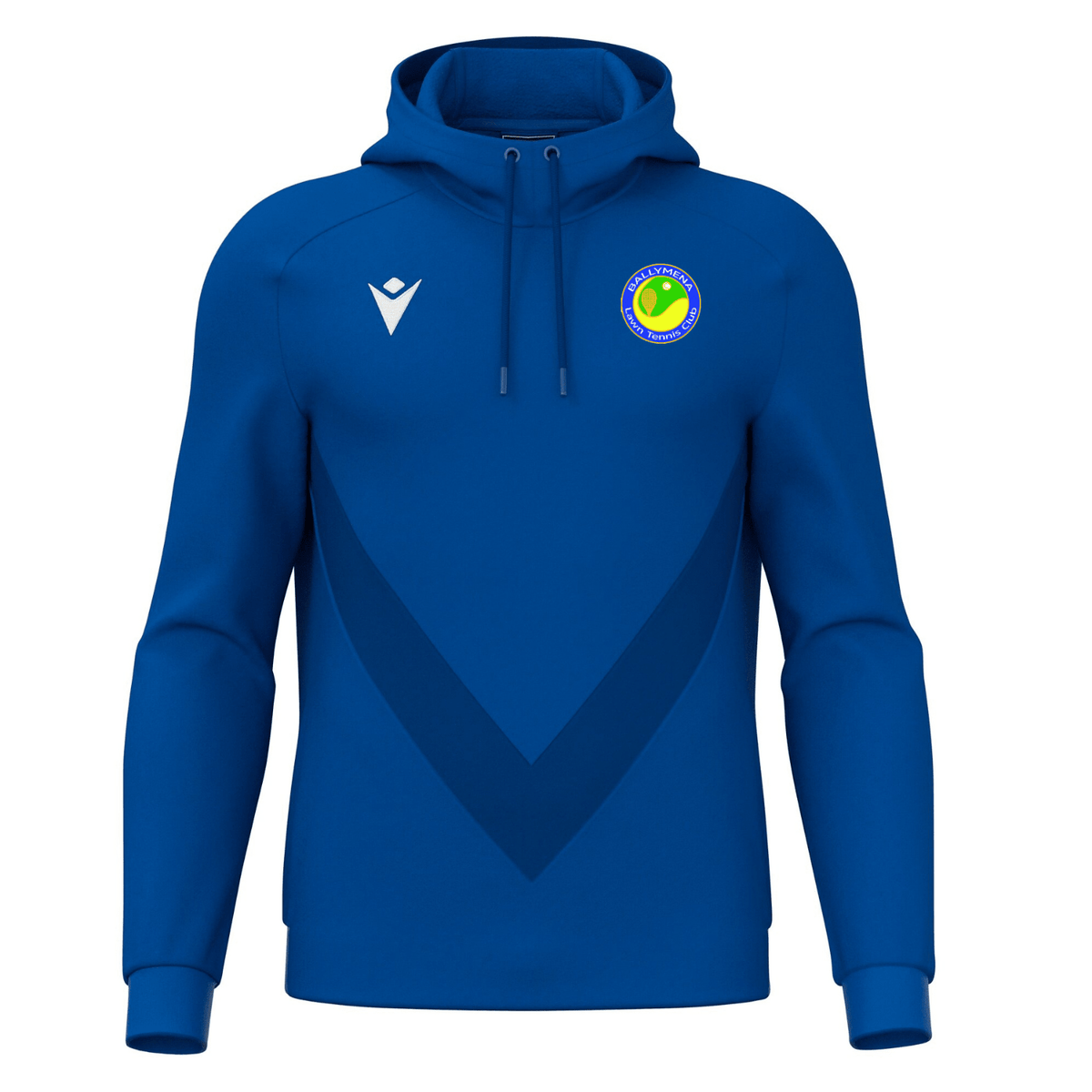 Ballymena Lawn Tennis Club Fenders Hoodie - Royal - Macron - Stash Shop
