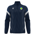 Ballymena Lawn Tennis Club Hollow 1/4 Zip Top - Navy - Macron - Stash Shop