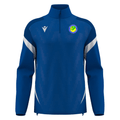 Ballymena Lawn Tennis Club Hollow 1/4 Zip Top - Royal - Macron - Stash Shop