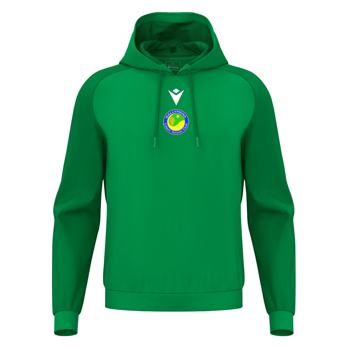 Ballymena Lawn Tennis Club Horn Hoodie - Green - Macron - Stash Shop