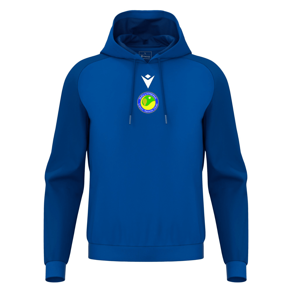 Ballymena Lawn Tennis Club Horn Hoodie - Royal - Macron - Stash Shop