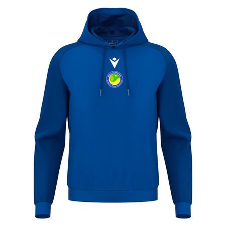 Ballymena Lawn Tennis Club Horn Hoodie - Royal - Macron - Stash Shop