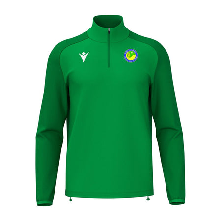 Ballymena Lawn Tennis Club Isen 1/4 Zip Jersey - Green - Macron - Stash Shop