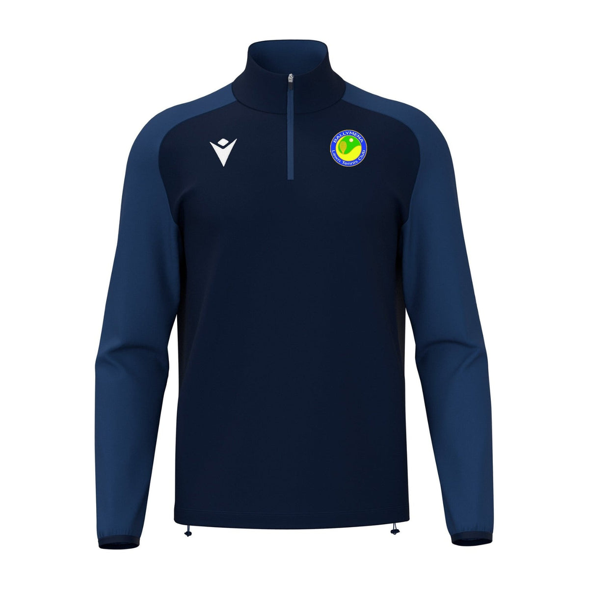 Ballymena Lawn Tennis Club Isen 1/4 Zip Jersey - Navy - Macron - Stash Shop