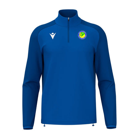 Ballymena Lawn Tennis Club Isen 1/4 Zip Jersey - Royal - Macron - Stash Shop