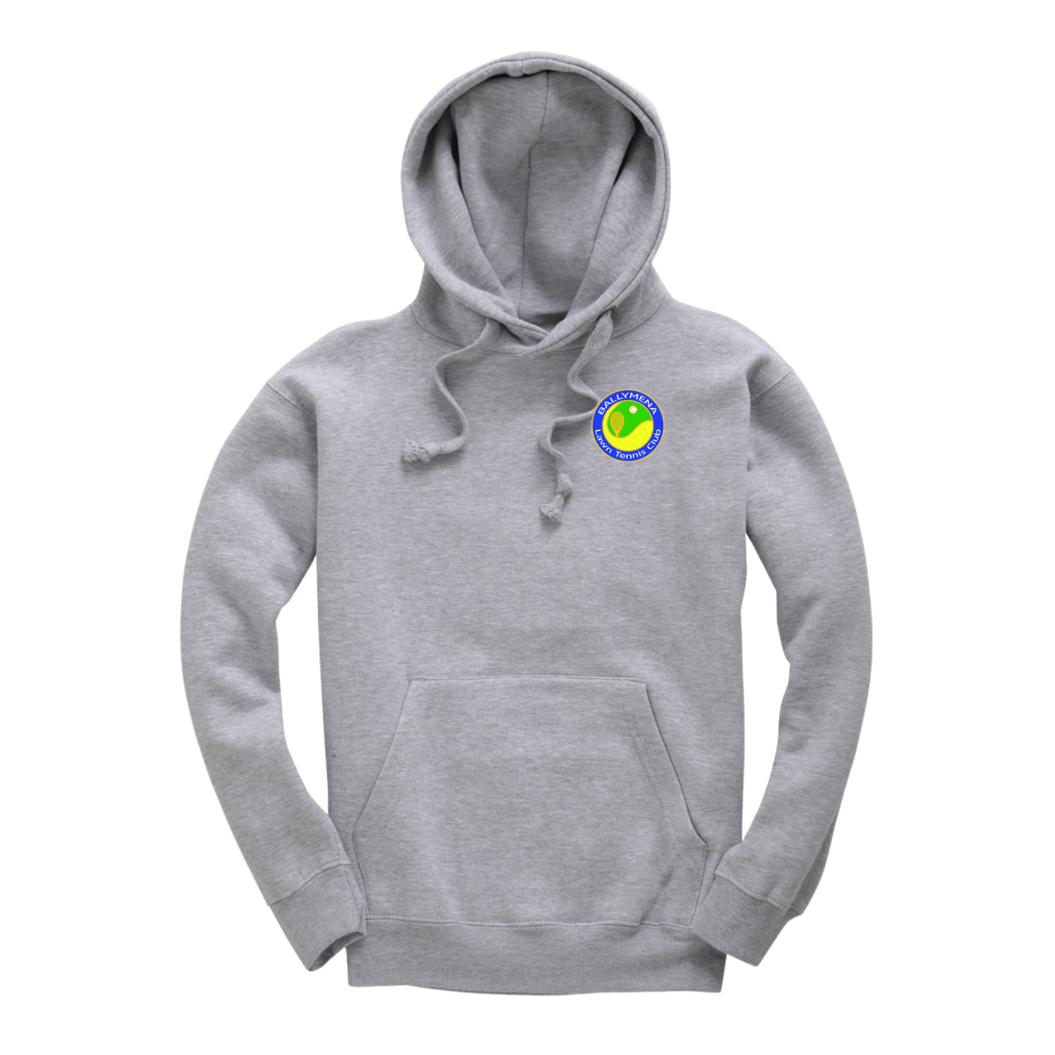 Ballymena Lawn Tennis Club Premium Hoodie - Grey - Cottonridge - Stash Shop