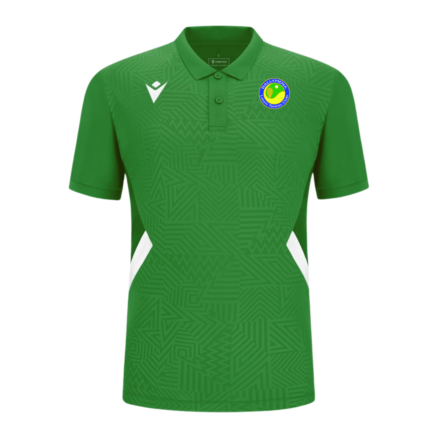 Ballymena Lawn Tennis Club Rap Polo - Green - Macron - Stash Shop