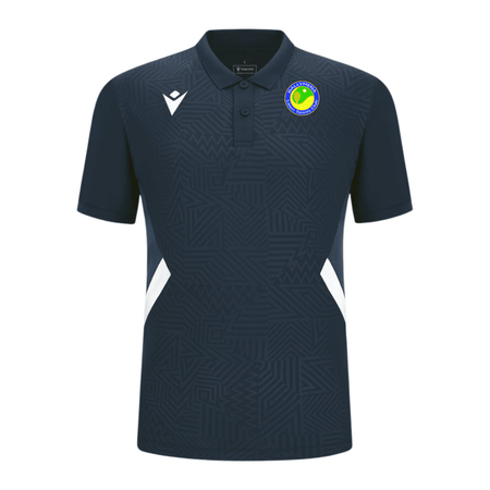 Ballymena Lawn Tennis Club Rap Polo - Navy - Macron - Stash Shop