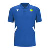 Ballymena Lawn Tennis Club Rap Polo - Royal - Macron - Stash Shop
