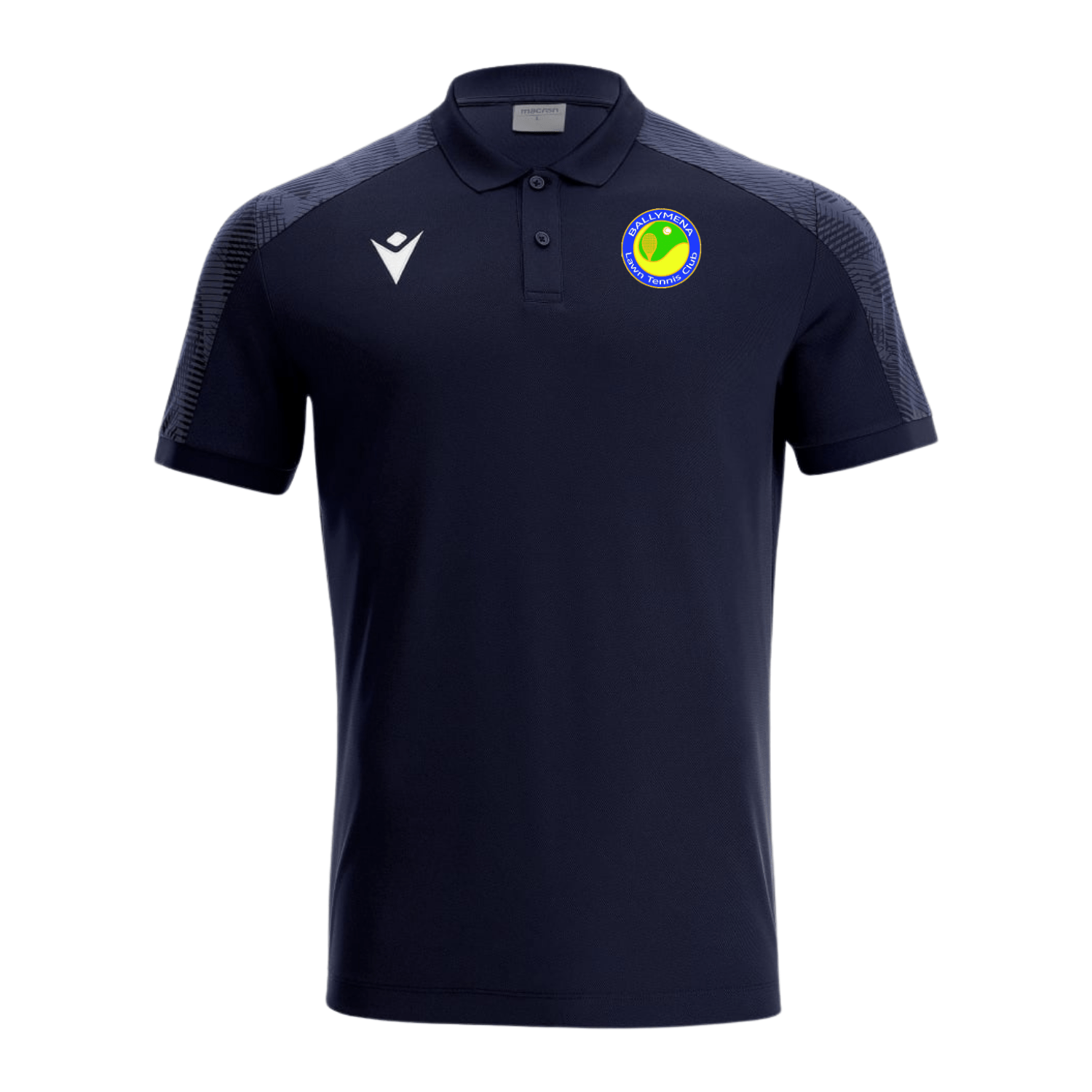 Ballymena Lawn Tennis Club Rock Polo - Navy - Macron - Stash Shop
