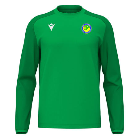 Ballymena Lawn Tennis Club Thalos Long Sleeved Shirt - Green - Macron - Stash Shop
