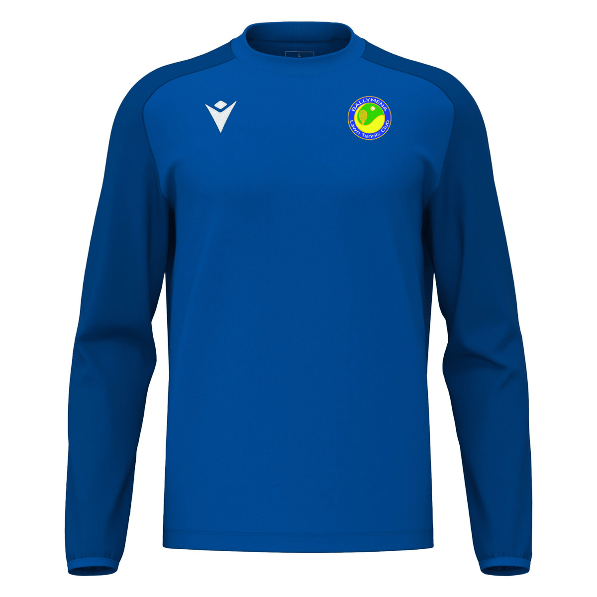 Ballymena Lawn Tennis Club Thalos Long Sleeved Shirt - Royal - Macron - Stash Shop