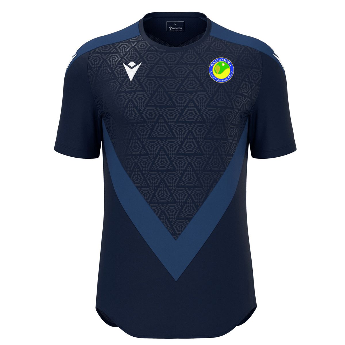Ballymena Lawn Tennis Club Wisp Tee - Navy - Macron - Stash Shop