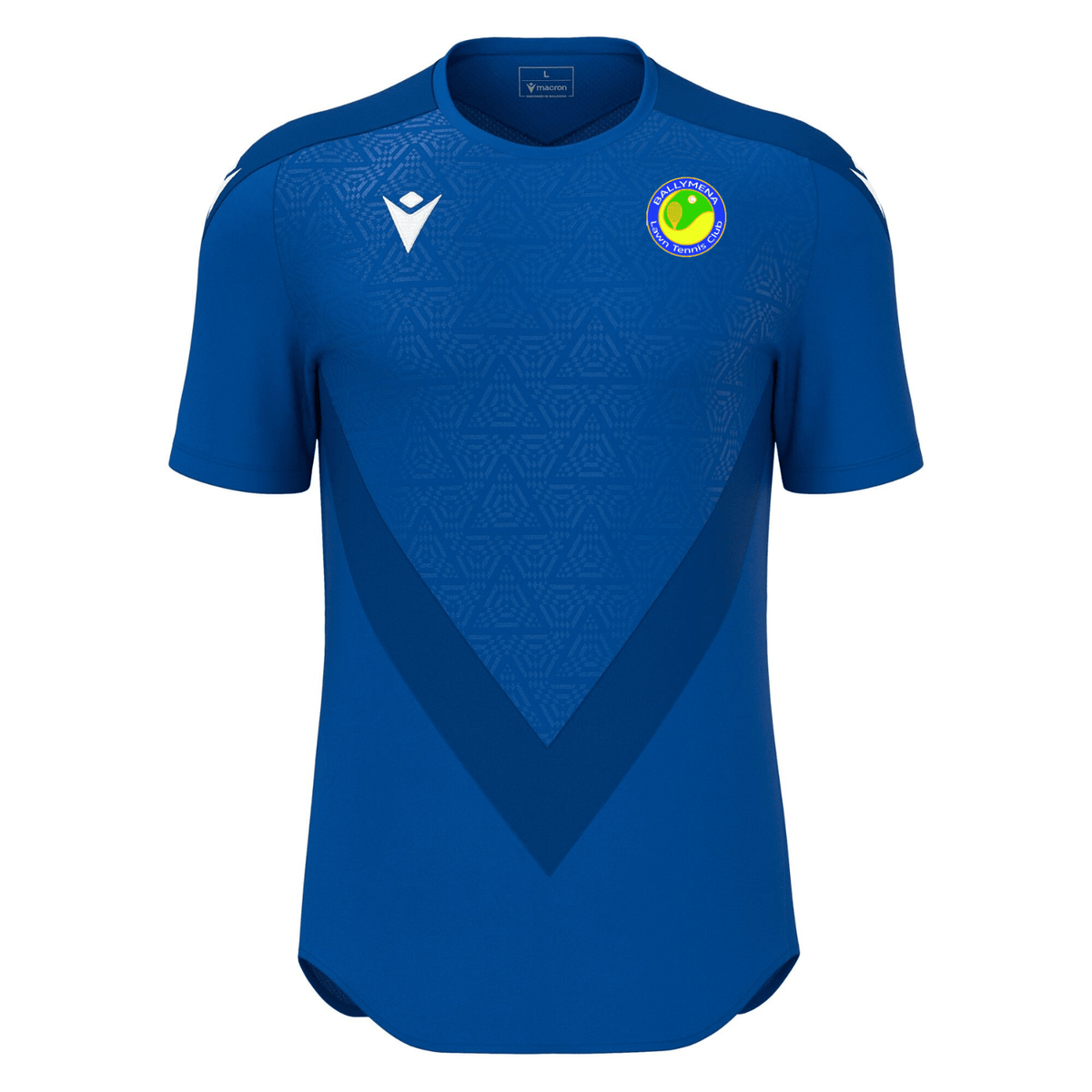 Ballymena Lawn Tennis Club Wisp Tee - Royal - Macron - Stash Shop