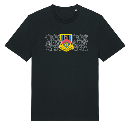 Ballymena Rugby Club - Cotton Doodle Tee - Black - Stash Inc. - Stash Shop