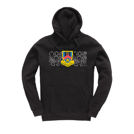 Ballymena Rugby Club - Doodle Hoody - Black - Stash Inc. - Stash Shop