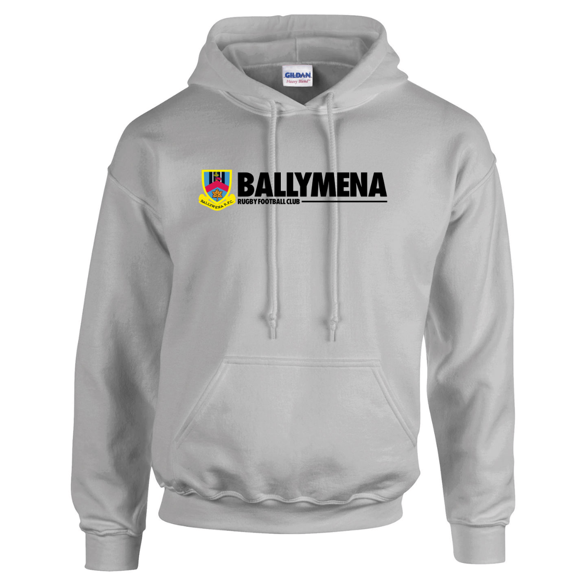 Ballymena Rugby Club - Logo Hoody Grey - Stash Inc. - Stash Shop